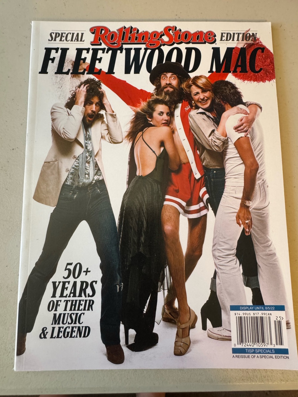 the Rolling Stones Fleetwood Mac Cover - White, Black, Red